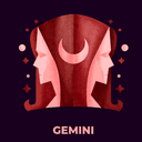 Gemini zodiac icon