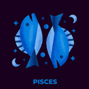 Pisces zodiac icon