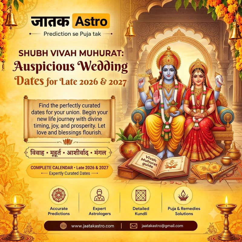 Shubh Vivah Muhurat 2026 (November & December) and 2027: Complete Auspicious Dates, Timings & Guide